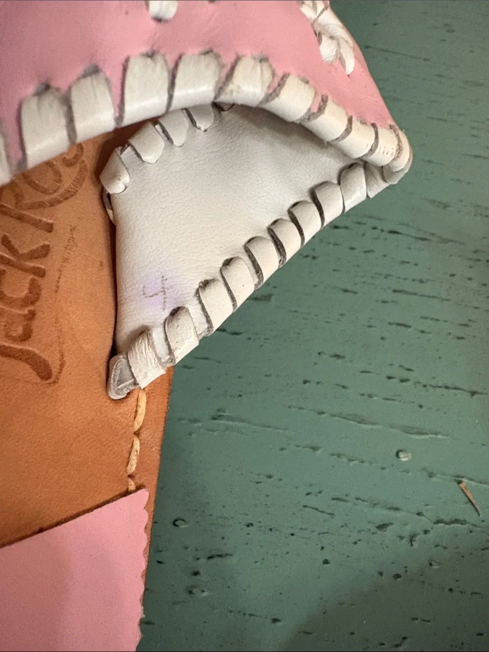 Jack Rogers Pink Floral Thong Sandals with Tan Footbed